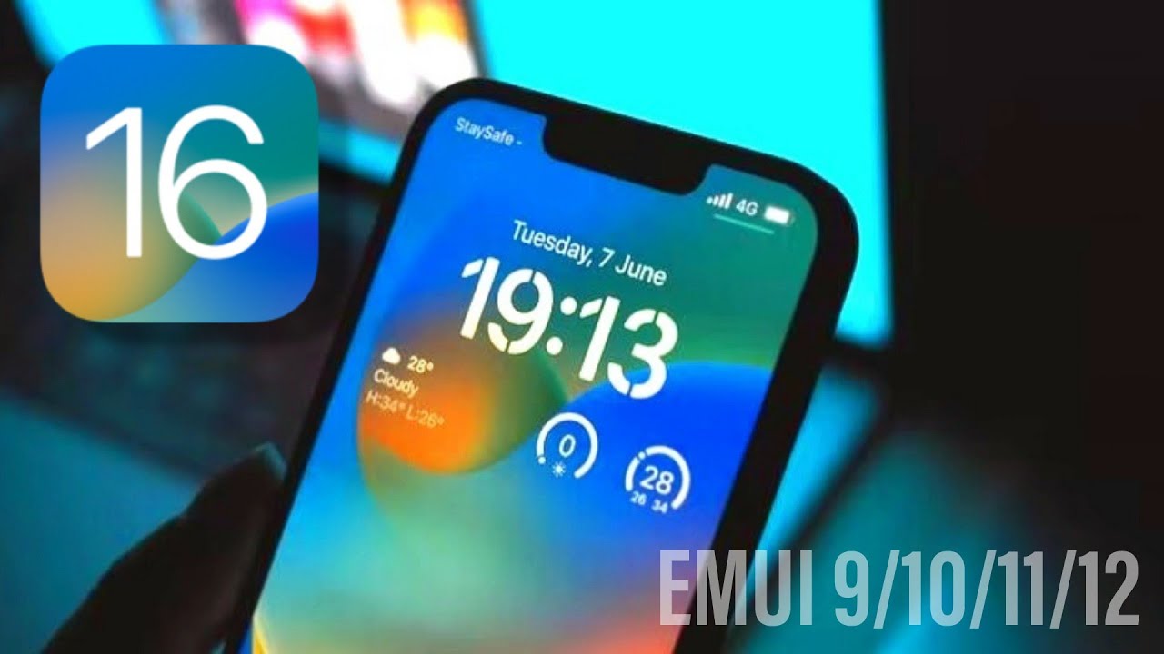 IOS 16 THEME FOR HUAWEI EMUI 9/10/11/12