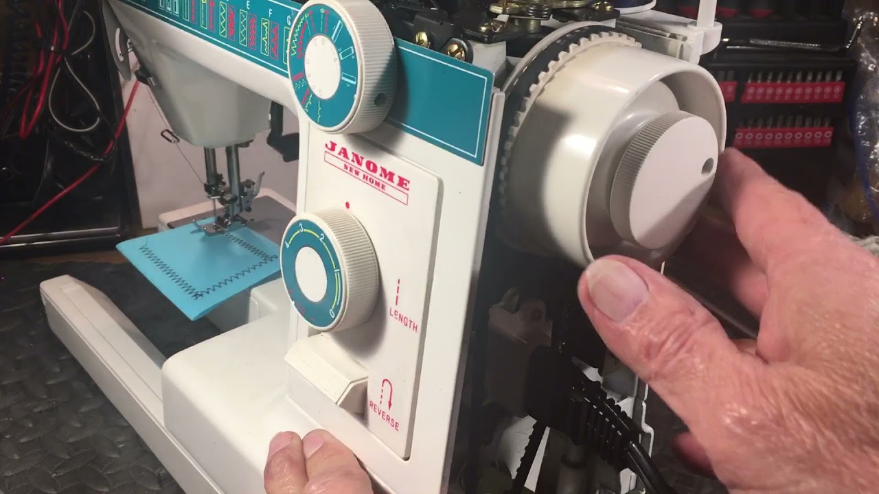 Janome/New Home Limited Edition model 108. “Routine” tune up. (LOL) 1 & 1/2 thumbs up. (Video 142)