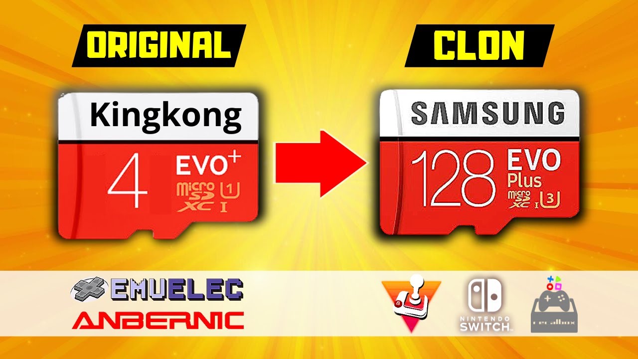 🛠 Cómo CLONAR y RESPALDAR tarjeta MICRO SD - Emuelec, Batocera, Anbernic, Gamestick 4K