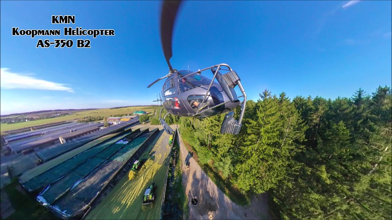 Aerospatiale | AS-350B2 | Ecureuil | KMN Koopmann Helicopter | Liming with Helikopter | Insta360onex