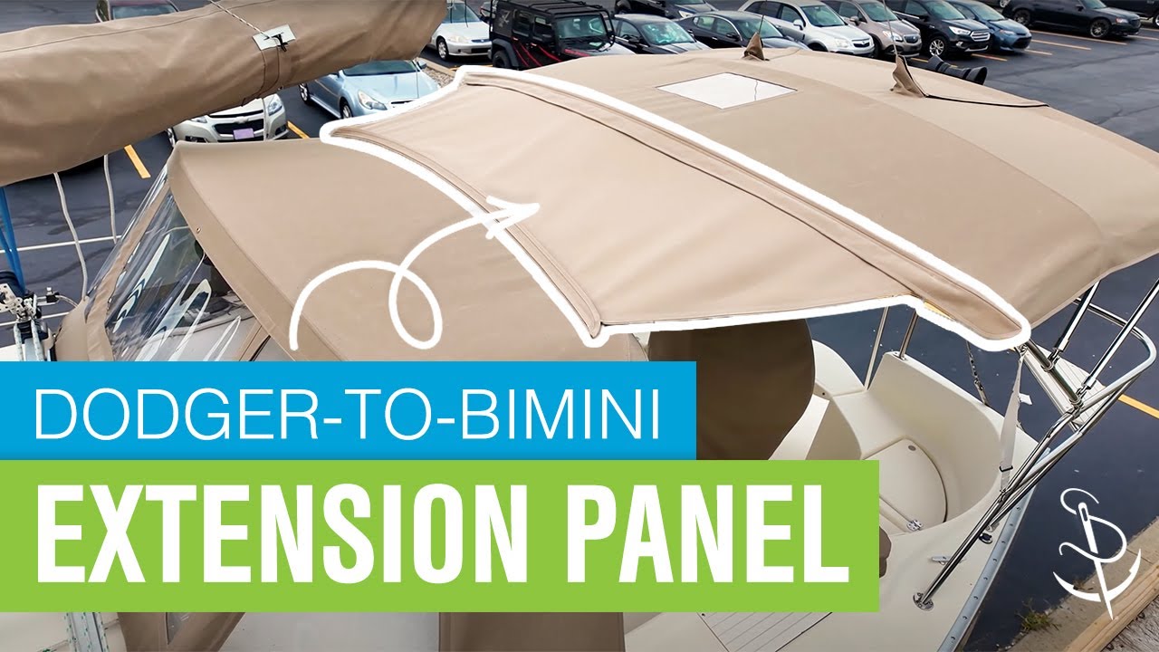 Easy Sew - Dodger to Bimini Extension Panel Kit