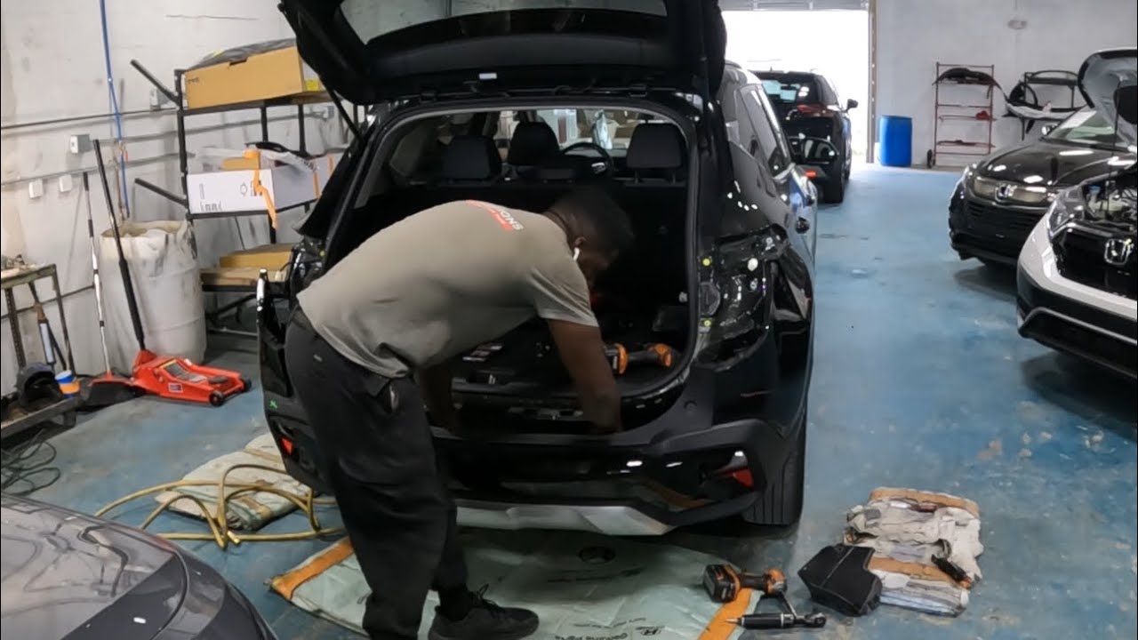 DIY 2024 Kia Seltos way how to remove the back bumper