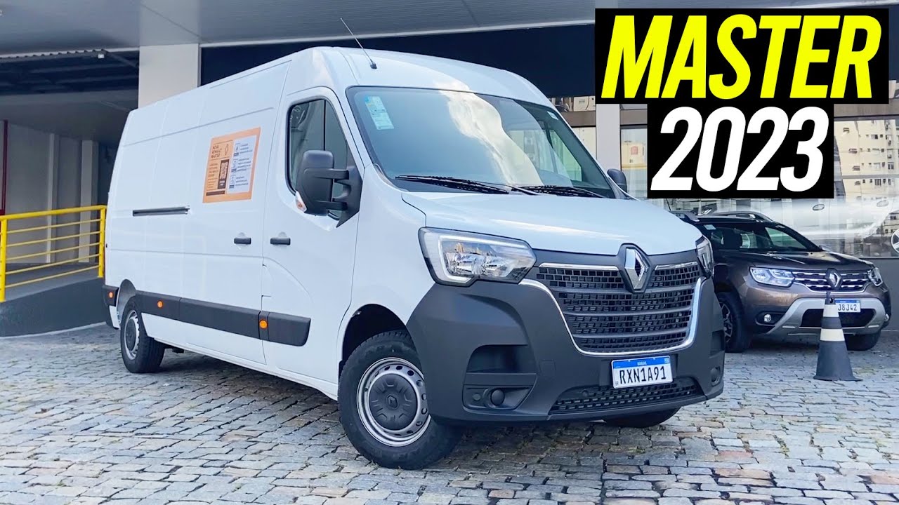 Avaliação | Nova Renault Master L3H2 Furgão 2023 | Curiosidade Automotiva®