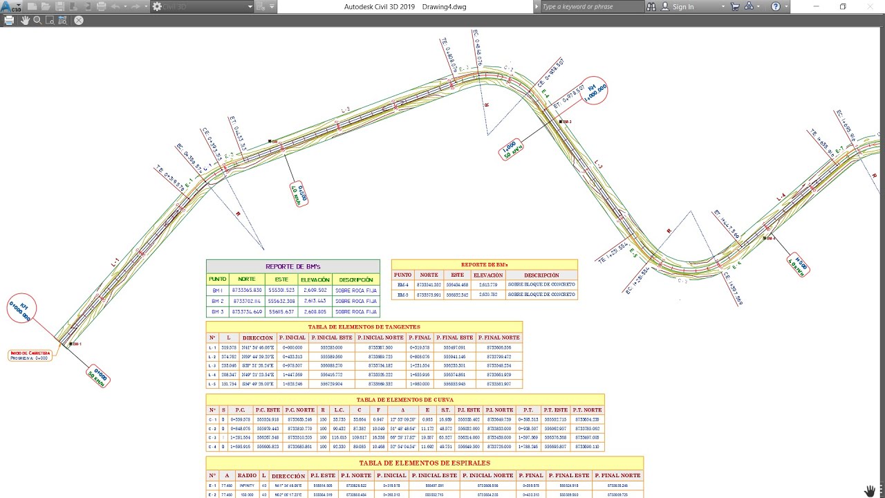 PLANTILLA PROFESIONAL PARA CARRETERAS CON XML DG-2018 EN CIVIL 3D | PLANOS DE PPL Y ST | PARTE (1/6)