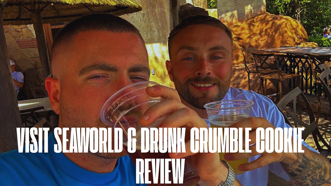 SEAWORLD ORLANDO VLOG | FIRST DRUNK CRUMBL COOKIE REVIEW 
