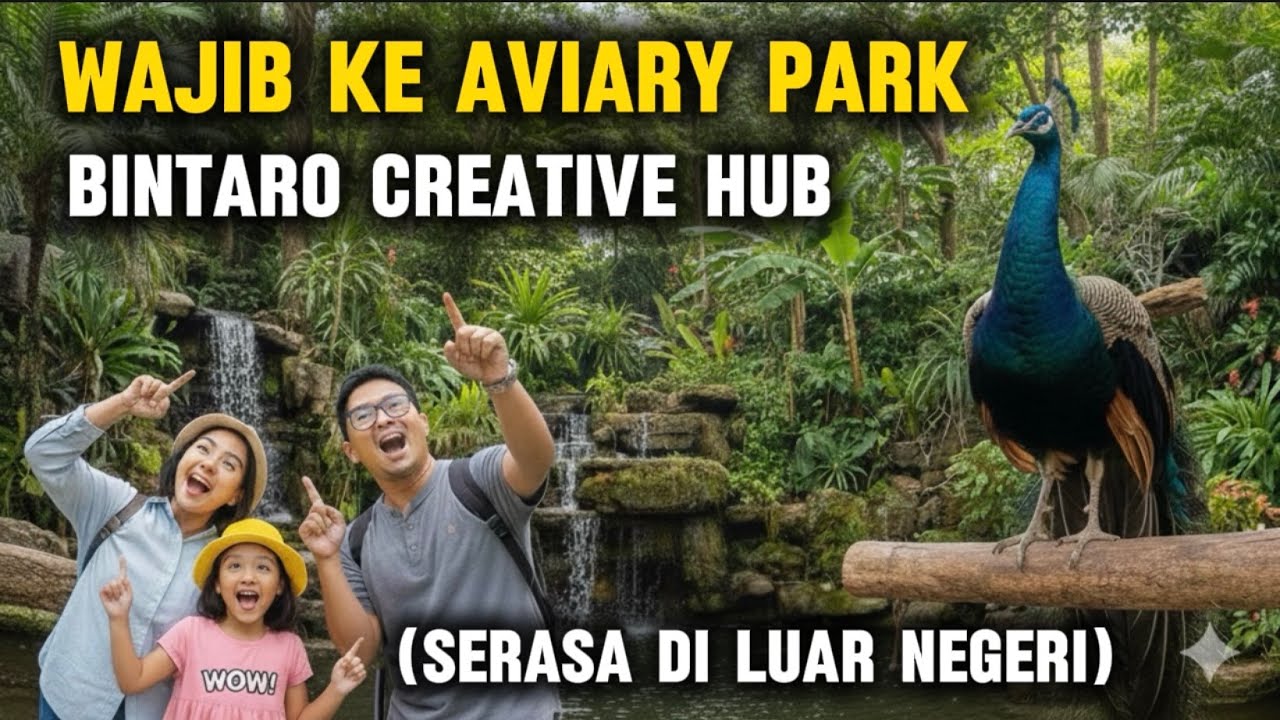 Viral! Aviary Park Bintaro: TAMAN BURUNG RAKSASA Terbaru yang Mirip di Luar Negeri! #tangerang