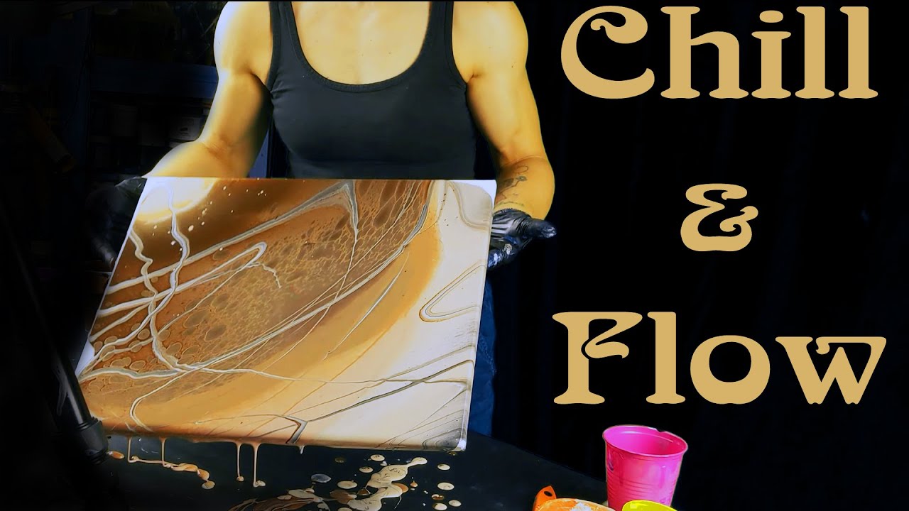 Escaping Routine: Intriguing FLUID ART Session #acrylicpouring