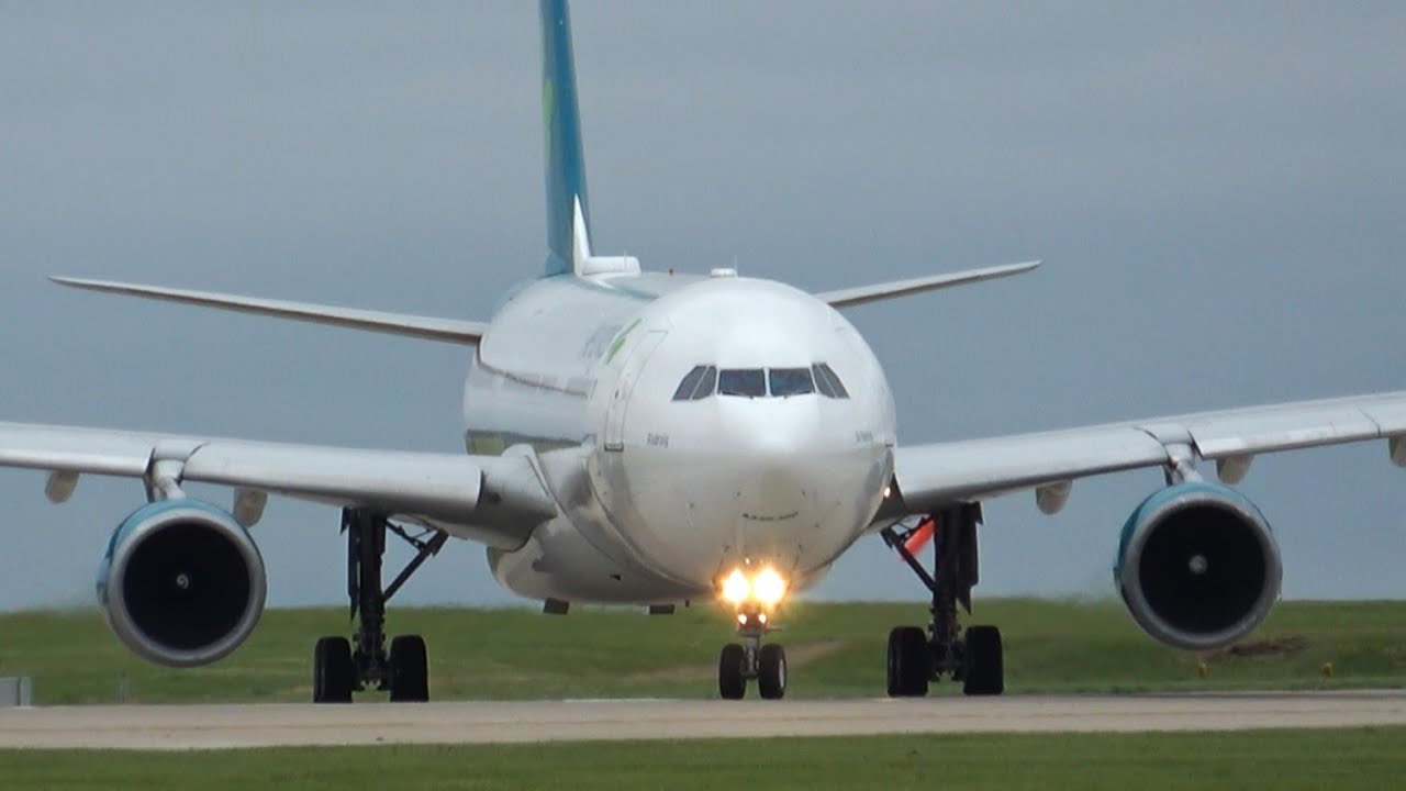 AIRBUS A330 TAKEOFF. THE BEST SOUND! A330-300 Screams Down Runway and Disappears into the Clouds!