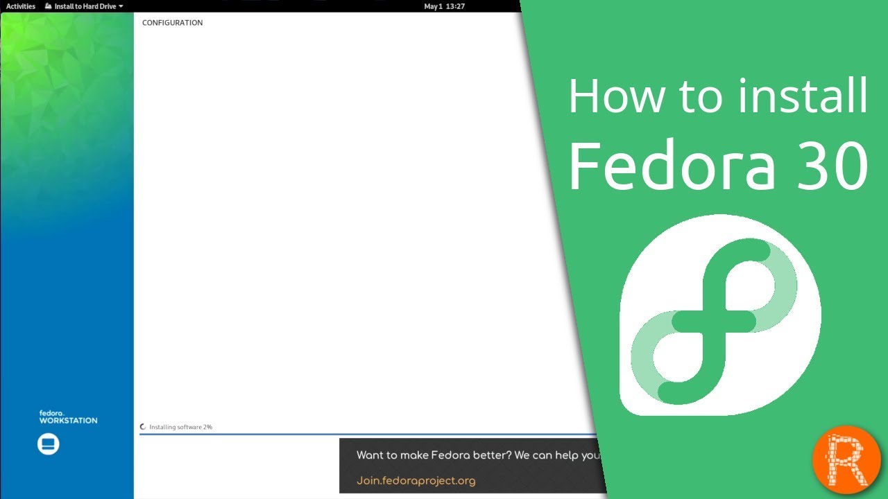 How to install Fedora 30.