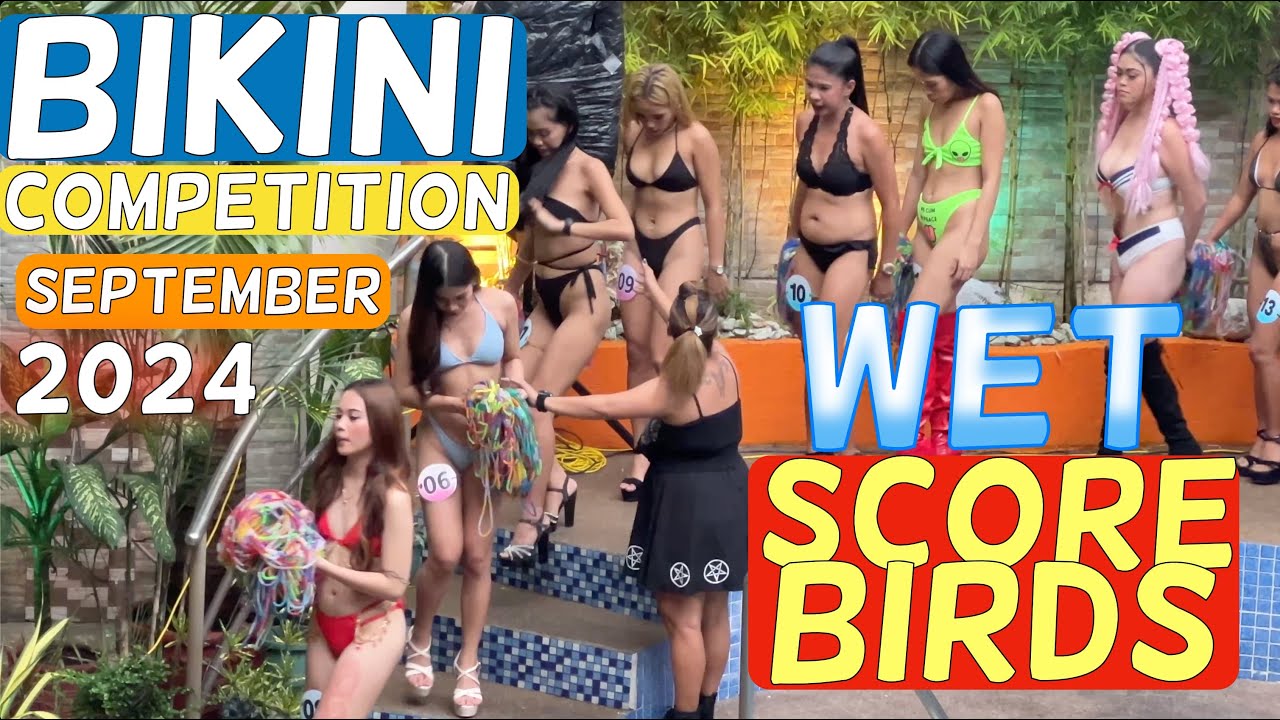 Rain-Soaked Bikini Competition: Beautiful Filipinas Take the Stage!