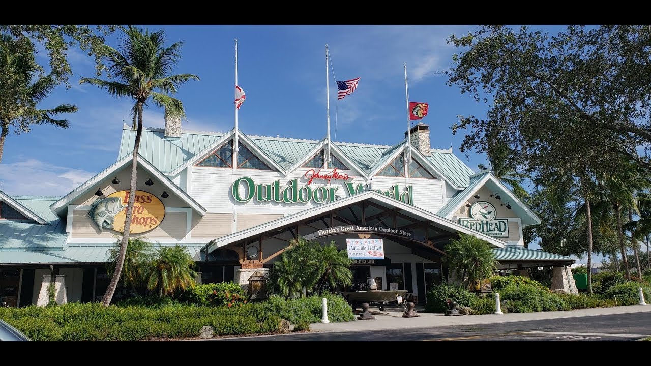 Visitando la tienda mas grande de pesca de estados unidos