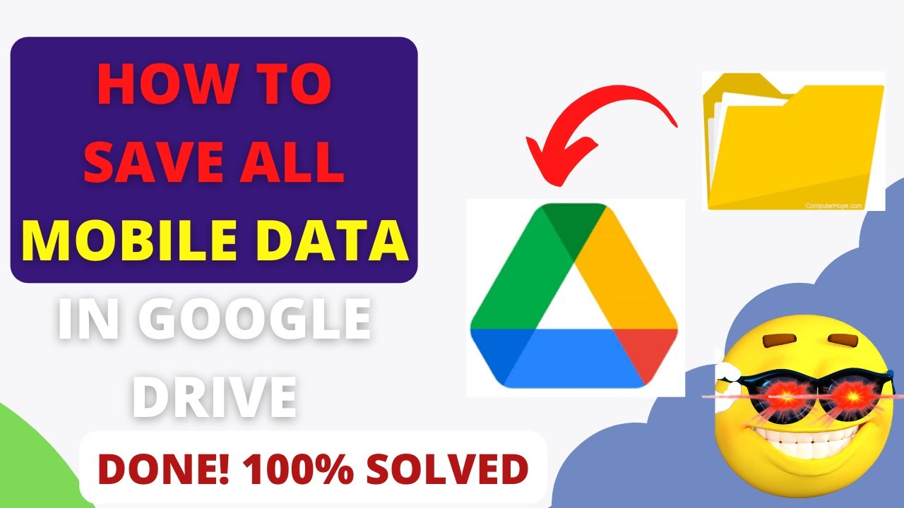 How to Save All Mobile Data in Google Drive || How to Save All Phone Data on Google Drive