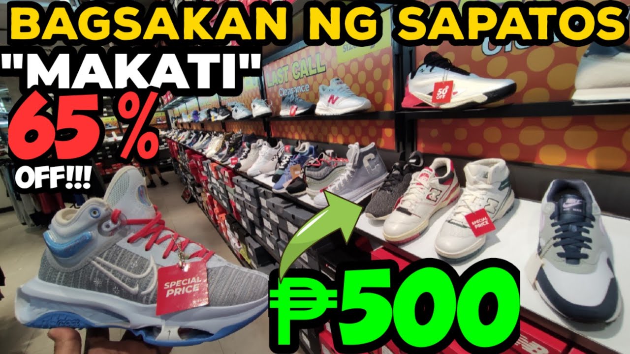 Bagsakan ng MURANG SAPATOS sa MAKATI ₱500 nalang! SALE up to 65% off! Mapapadayo ka talaga