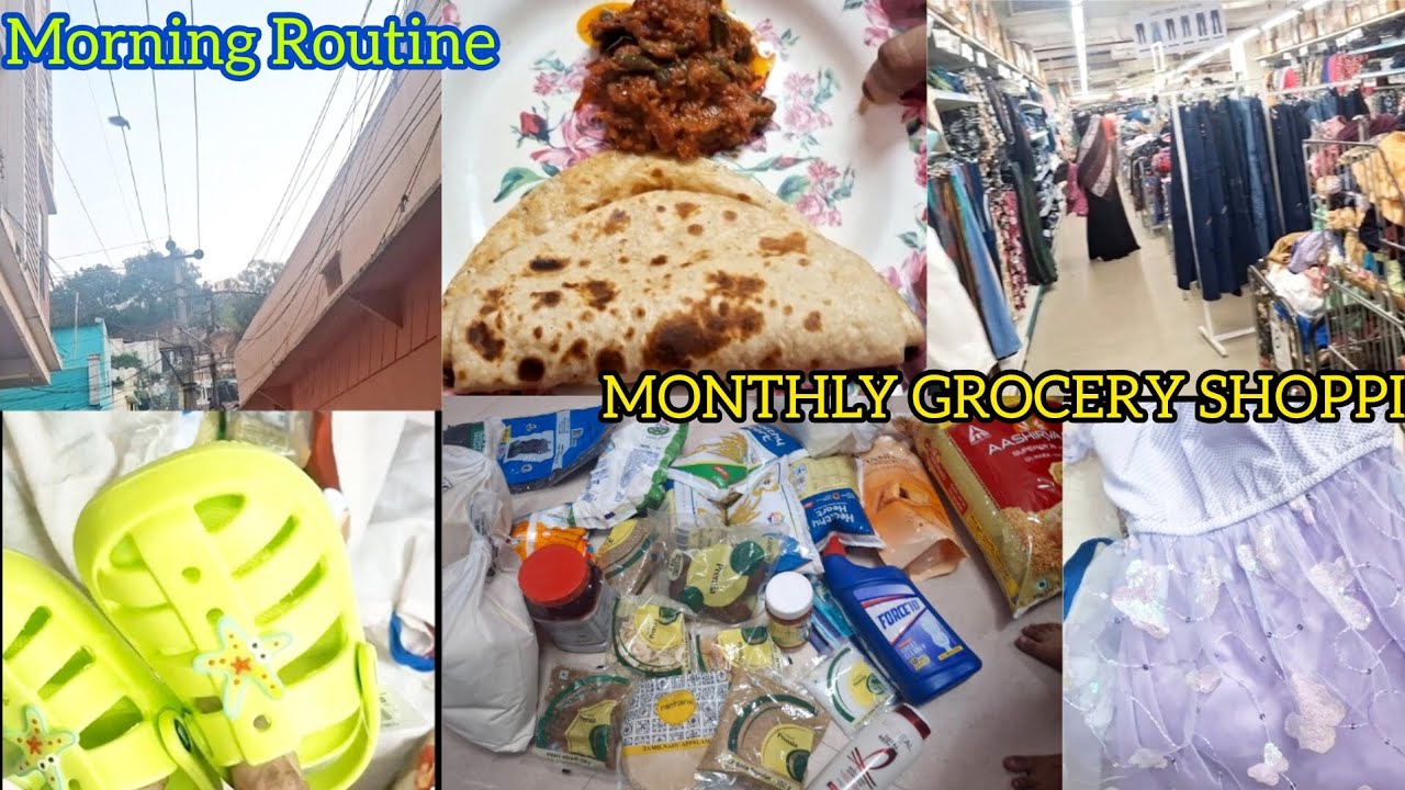5am Routine Vlog | D-Mart  Monthly Grocery Shopping | Small Family Monthly Grocery Vlog | New Vlogs