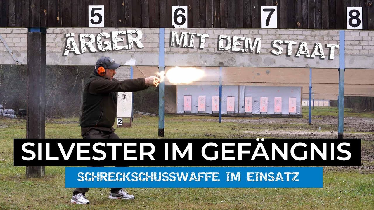 Silvester im Gefängnis? Warum Du mit Schreckschusswaffen und dem Staat Ärger bekommst
