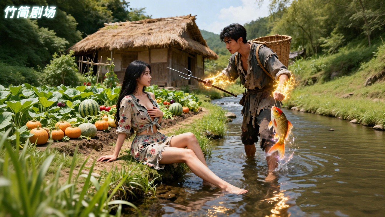 Деревенский парень разорвал нижнее белье вдовы, пробудил силу Шэньнуна и разбогател.