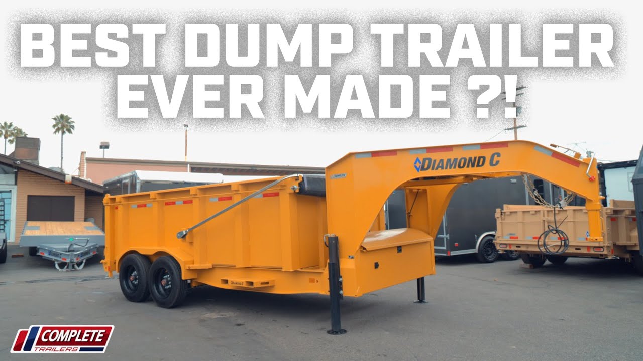 Built for Tough Jobs: Diamond C Gooseneck Dump Trailer A Game Changer!