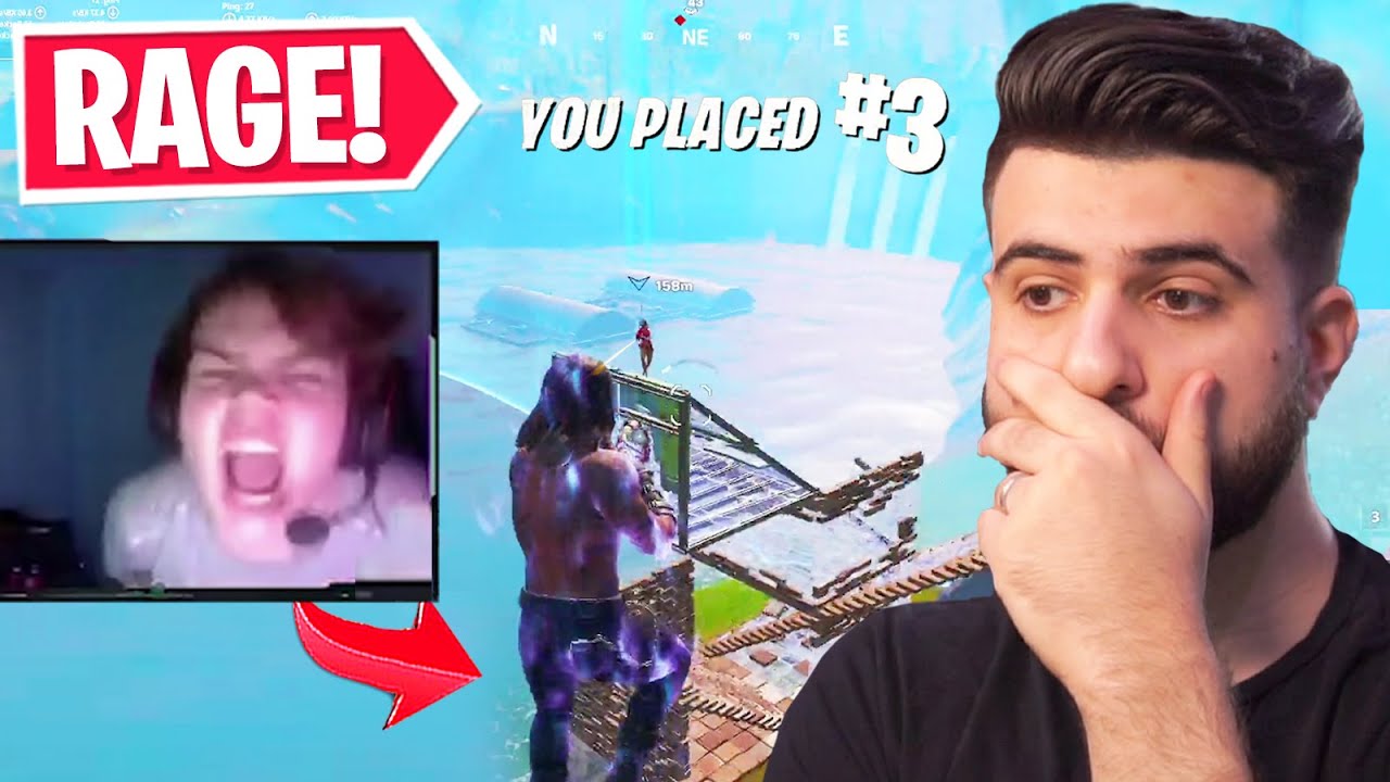 Reacting to the CRAZIEST Fortnite Rage...