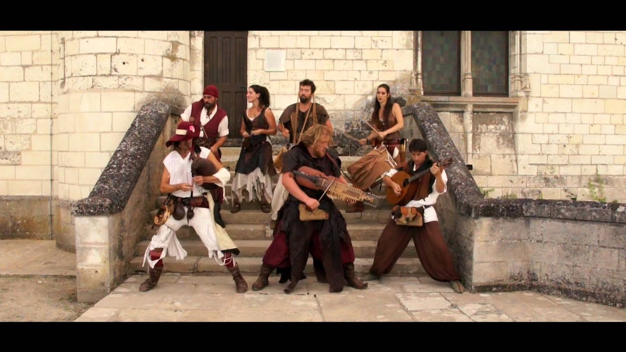History.Medieval music.Middle ages. Renaissance.Castle.Loire Valley In France.