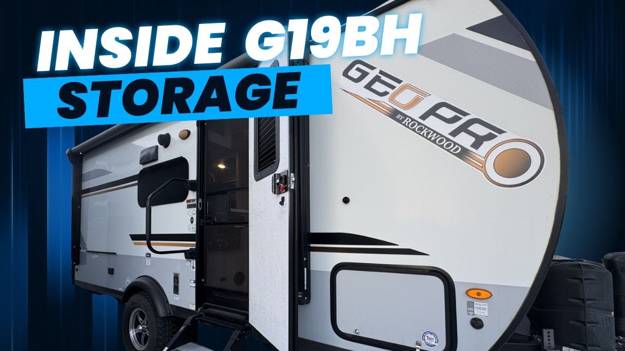 Inside walk through and storage ideas GeoPro 19Bh