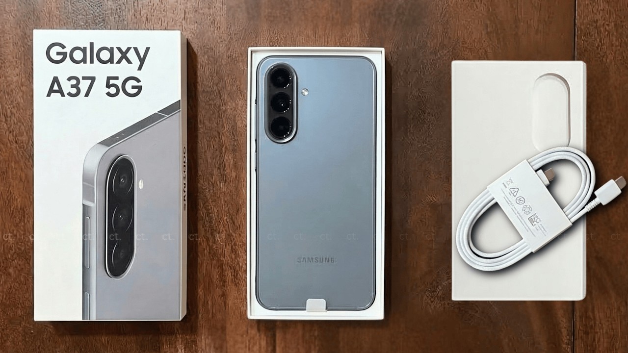 Распаковка и первый взгляд на Samsung Galaxy A37 5G!