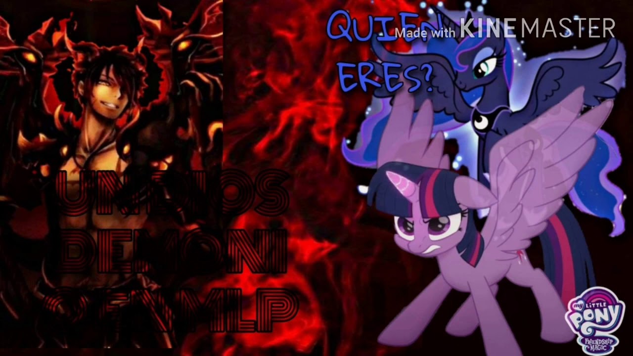(Mlp fanfic) un dios demonio en mlp prologo:la llegada