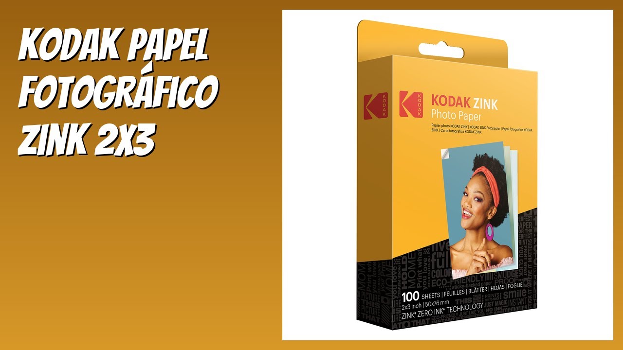 RESEÑA (2026) : KODAK Papel Fotográfico Zink 2x3. DETALLES