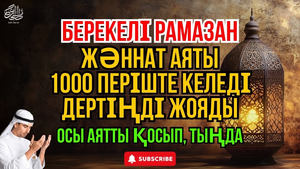 Рамазан айында 🤲 қабыл болатын дұға, иншаАлла барлық дертің жоғалады