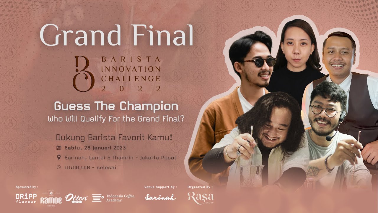 GRANDFINAL BARISTA INNOVATION CHALLENGE 2022