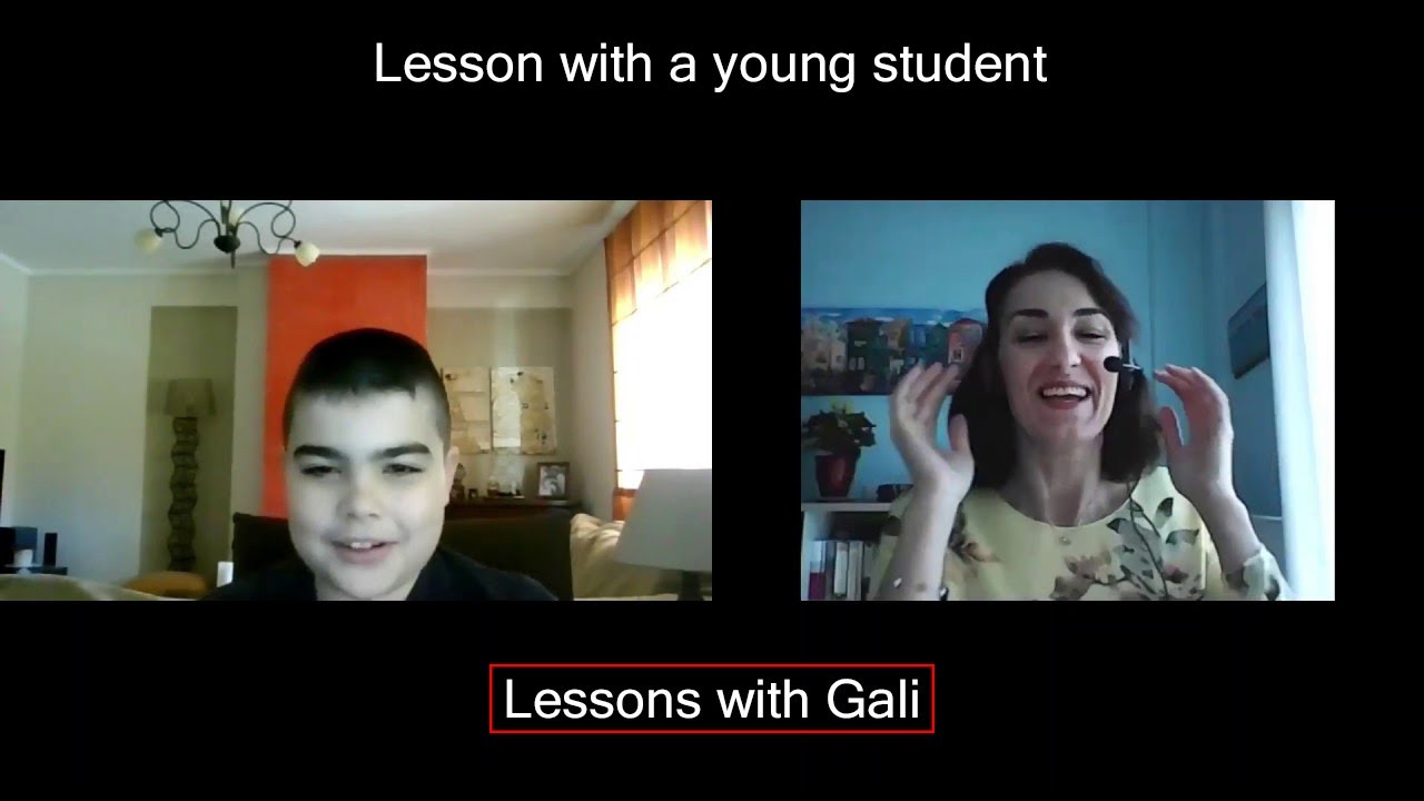 Lesson with a young student - Amazing Talker Lesson Video