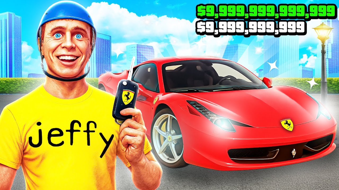 Jeffy Gets A FERRARI In GTA 5!