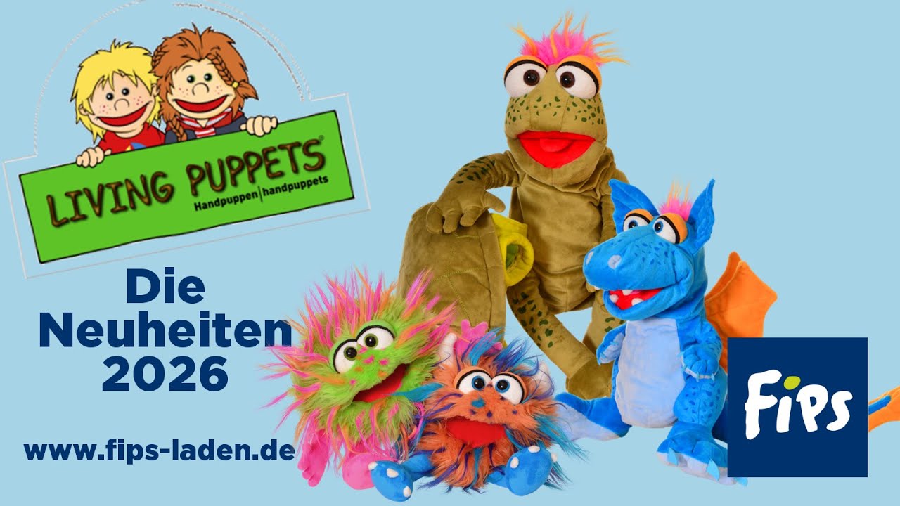Die Living Puppets Handpuppen Neuheiten 2026