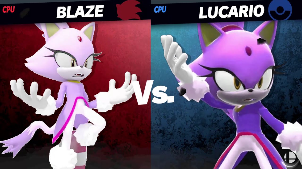Doppelganger Battle: Blaze (Moveset) vs Blaze (Lucario) [Kendagreat Request Quickie]: SSBU Mods