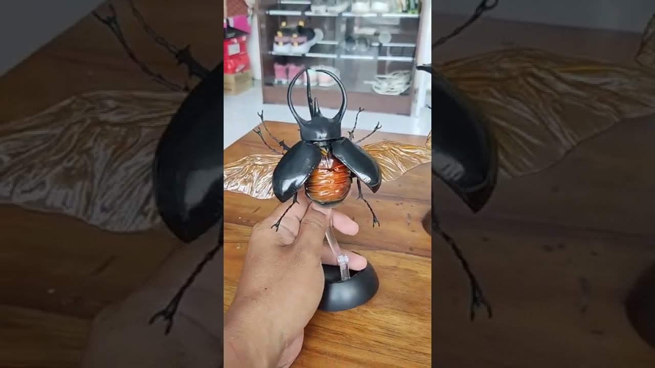 SUPER DETAILED FLYING BEETLE TOYS BY BANDAI #shorts