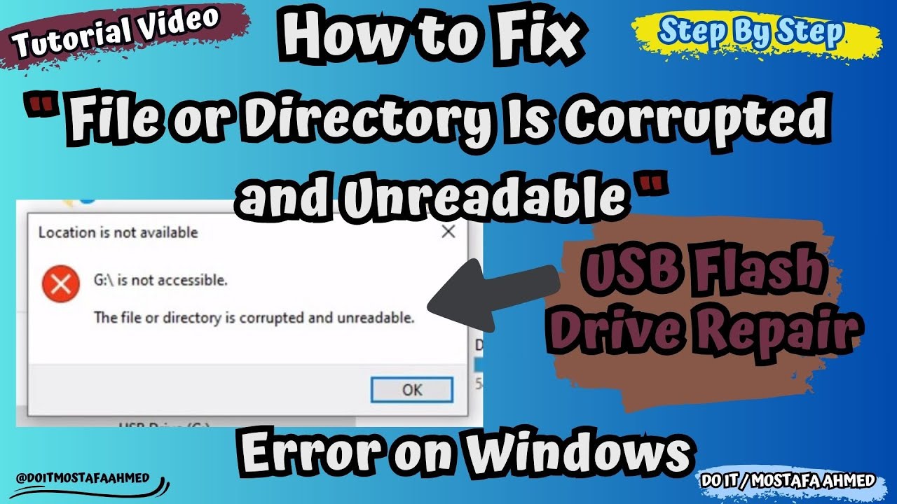 How to Fix &ldquo;File or Directory Is Corrupted and Unreadable&rdquo; Error on Windows