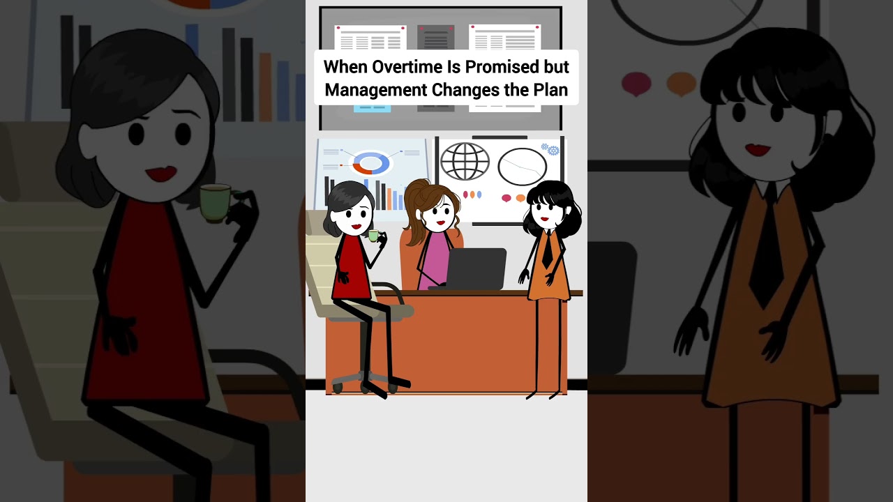 When Overtime Is Promised but Management Changes the Plan #corporate #animation