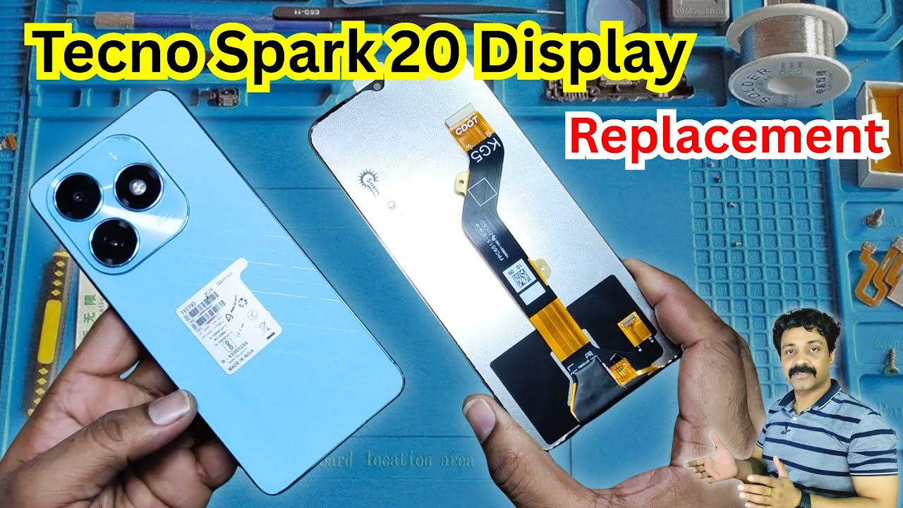 Tecno spark 20 की डिस्प्ले बदले 5 मिनट में || Techno Spark 20 display replacement