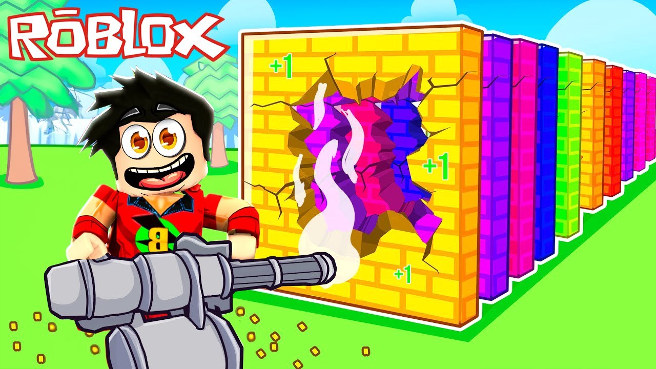ATEŞ ET VE DUVARLARI KIR! YOLUN SONUNA ULAŞ 🔫 Roblox Shoot Wall Simulator