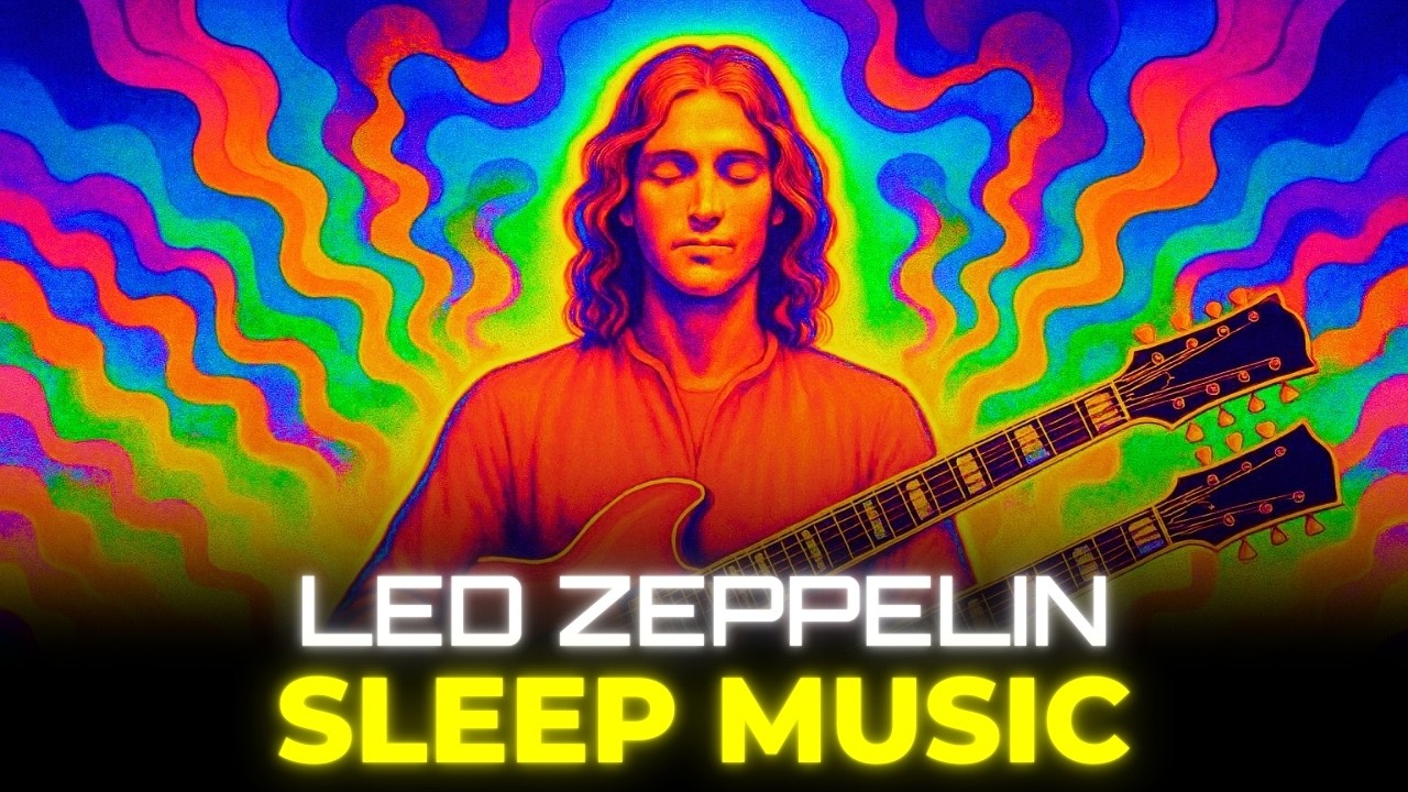 LED ZEPPELIN STYLE SLEEP MUSIC 🌙 Soft Guitar Atmosphere for Deep Rest