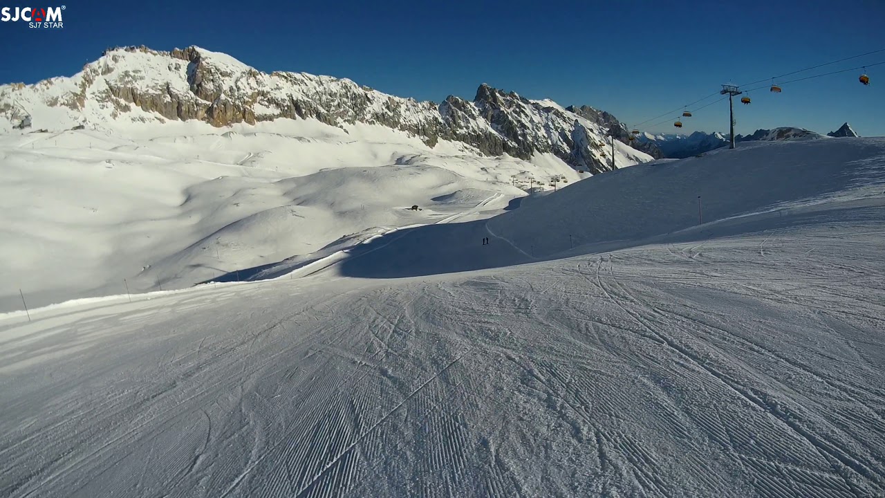 Zugspitze - Zugspitzeplatz - 10/01/2020 - Piste 4 Wetterwandeck to Sonnenkar Sesselbahn - SJCAM 2160