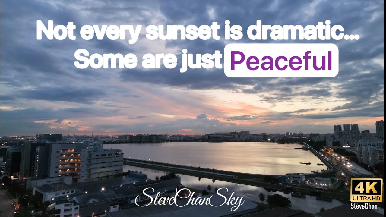 Not every sunset is dramatic…Some are just peaceful