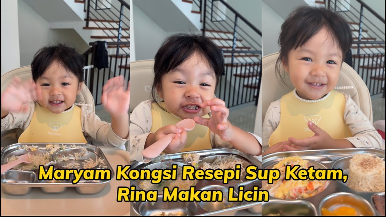 Maryam Kongsi Resepi Sup Ketam, Rina Makan Licin