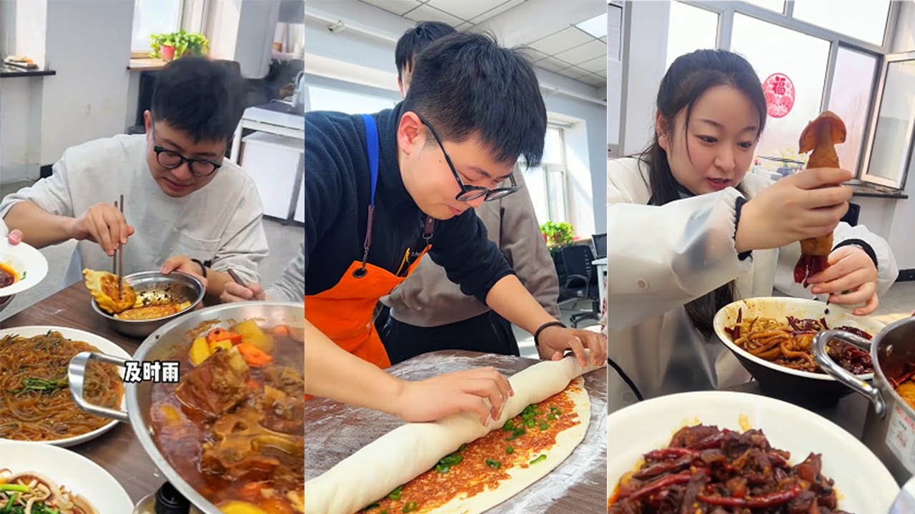 【明天誰做東】摸魚煮飯才是正經事！抽屜藏鍋具，午休搞定一頓熱飯#food #家庭菜 #美食 #美食做法 #cooking