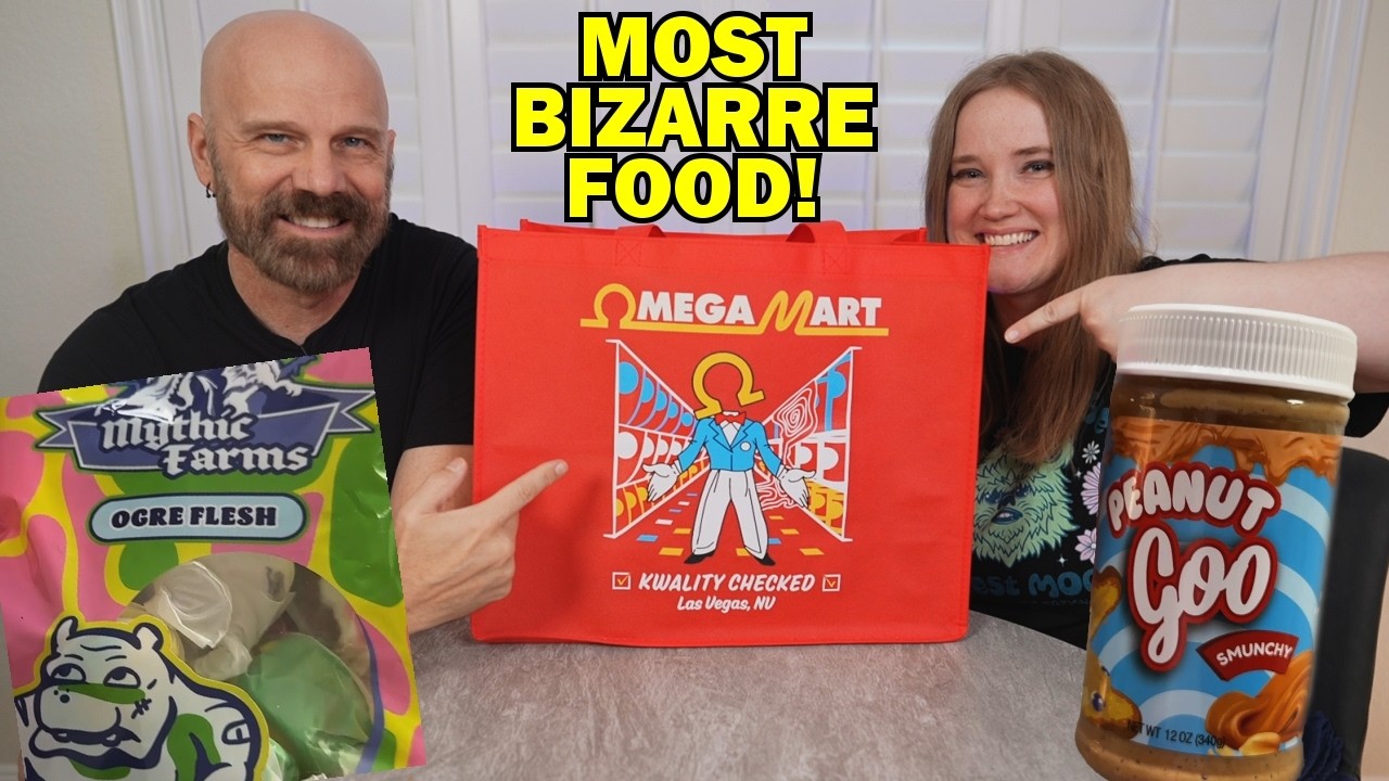 Trying The WEIRDEST Foods EVER! | Omega Mart Review