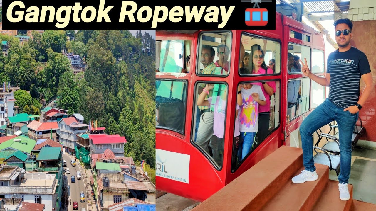 #gangtok Ropeway (🚡Cable Car में मस्ती ) यहां से पूरा दिखेगा ) कैसे जाए किराया क्या है All Details