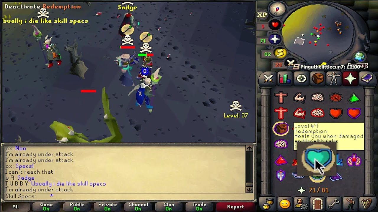 Skillspecs smites himself