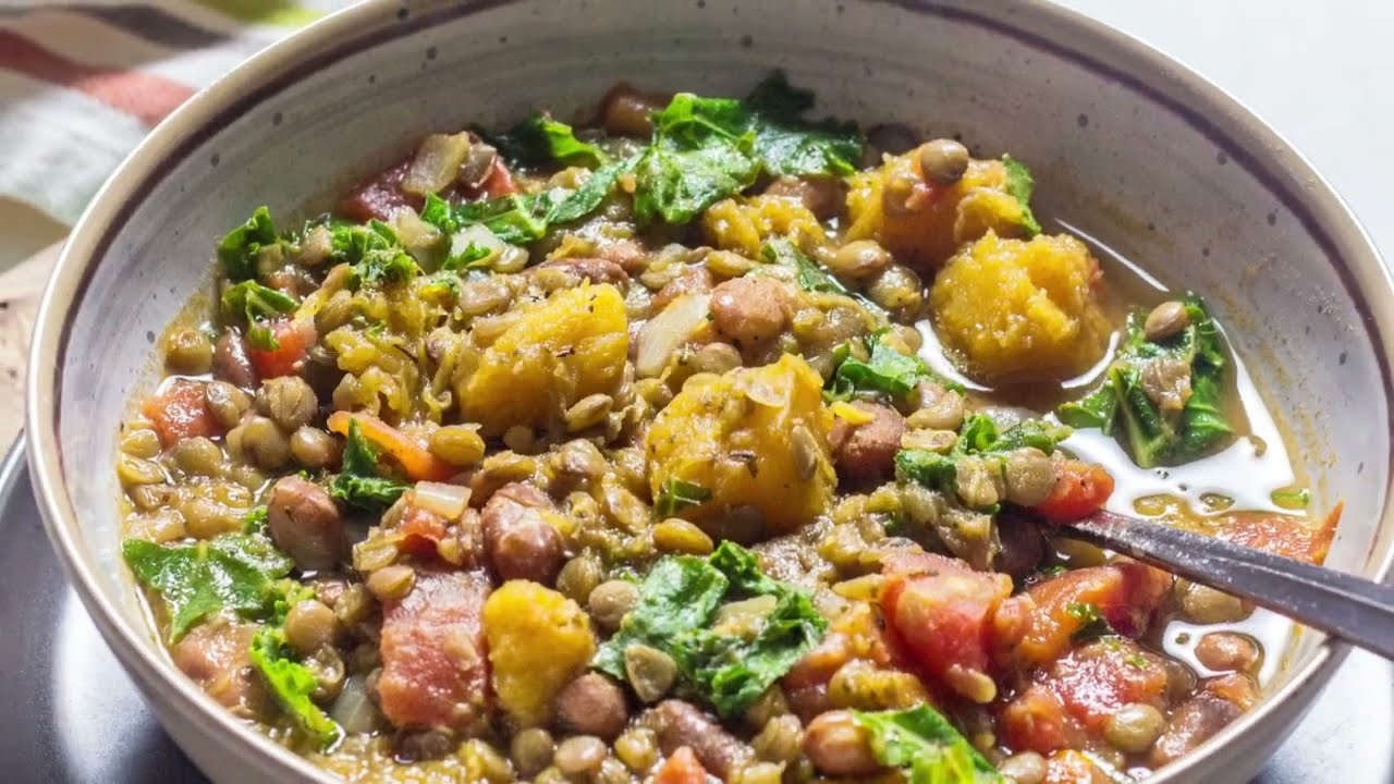 Butternut Squash Lentil Soup