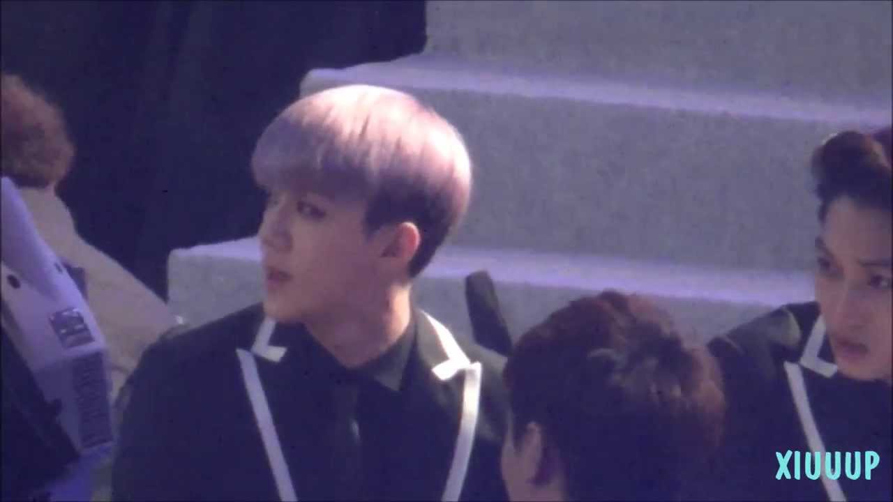 140123 서울가요대상 EXO SEHUN 세훈 대기석 직캠 사람이야요 인형이야요