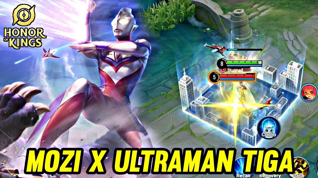 HOK : NEW SKIN MOZI X ULTRAMAN TIGA | EFFECT REVIEW - HONOR OF KINGS