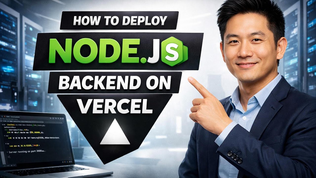 How to DEPLOY NODE.JS BACKEND on Vercel (Step by Step)
